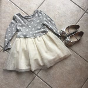GAP Girls Mixed Fabric Dress